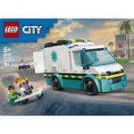 LEGO® City Sürgősségi mentőautó, játék autót tartalmazó építőszett 60451 - Image 3