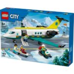 LEGO® City Sürgősségi mentőrepülőgép, játék repülőgépet tartalmazó építőszett 60465 - Image 2