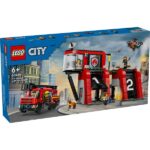 LEGO® City Tűzoltóállomás tűzoltóautóval 60414