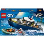 LEGO® City Üldözés rendőrségi csónakkal, játék felfújható motorcsónakkal és gumicsónakkal 60456 - Image 3