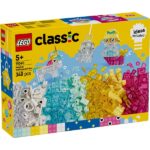 LEGO® Classic Átlátszó bűvös kockák, játék színes építőelemekkel 11040
