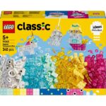 LEGO® Classic Átlátszó bűvös kockák, játék színes építőelemekkel 11040 - Image 3
