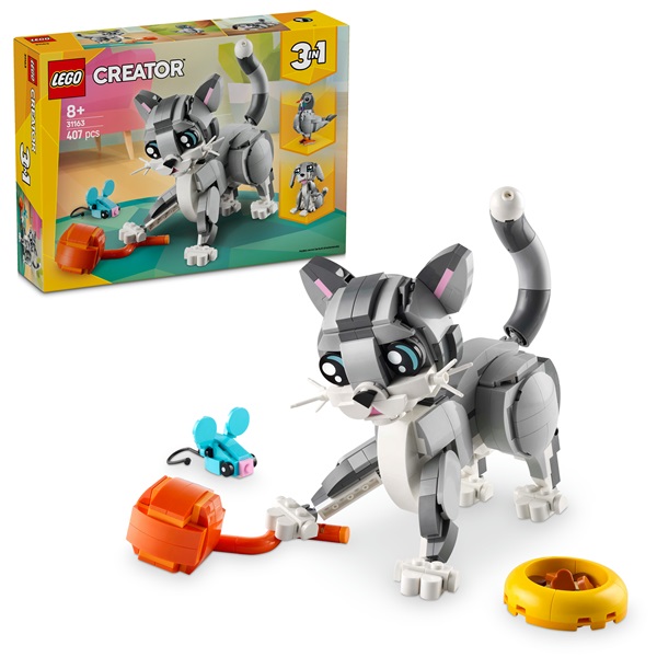 LEGO® Creator 3 az 1-ben Játékos cica, játék állatos szett 31163 - Image 4