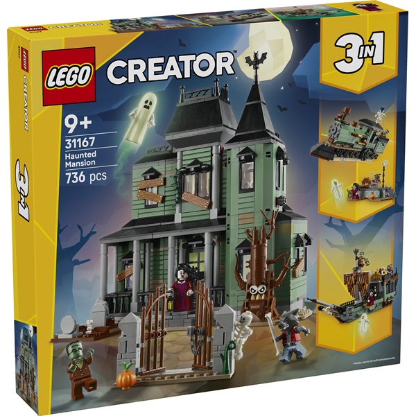 LEGO® Creator 3 az 1-ben Kísértetkastély, házat tartalmazó építőjáték 31167 - Image 1