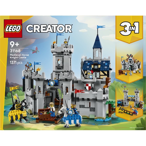 LEGO® Creator 3 az 1-ben Középkori lovagi vár, játékkészlet és építőjáték 31168 - Image 3