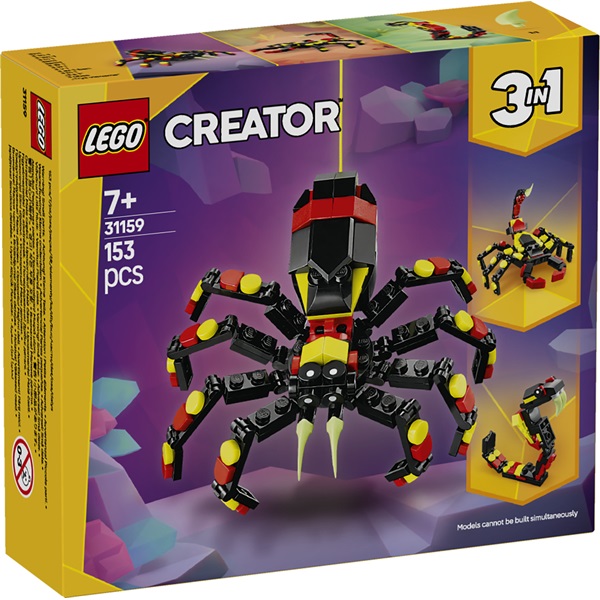 LEGO® Creator 3 az 1-ben Vadállatok: Meglepetésekkel teli pók, játékkészlet 31159 - Image 1