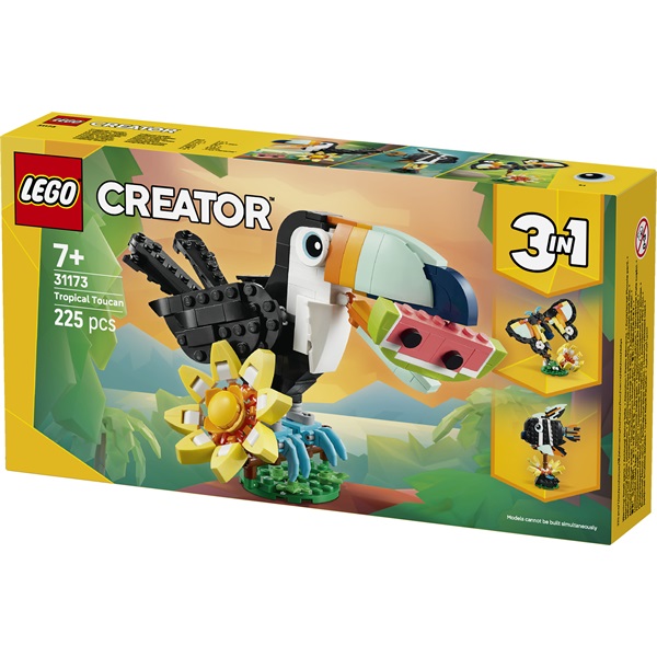 LEGO® Creator 3 az 1-ben Vadállatok: Trópusi tukán, figurát tartalmazó játékkészlet 31173 - Image 2