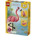 LEGO® Creator 3 az 1-ben Vadállatok: rózsaszín flamingó, állatos játékkészlet 31170 - Image 2