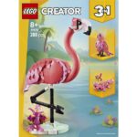 LEGO® Creator 3 az 1-ben Vadállatok: rózsaszín flamingó, állatos játékkészlet 31170 - Image 3