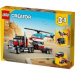 LEGO® Creator Platós teherautó és helikopter játék 31146 - Image 2
