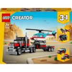 LEGO® Creator Platós teherautó és helikopter játék 31146 - Image 3