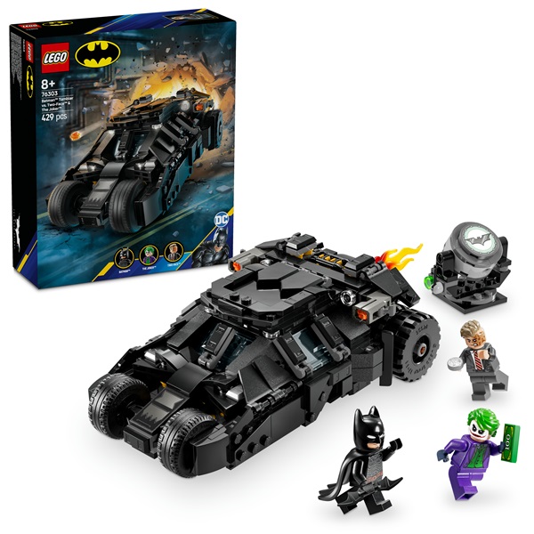 LEGO® DC Batman™: Batman™ Tumbler vs. Kétarc™ és Joker™, játék autó 76303 - Image 4