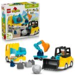 LEGO® DUPLO® Városi kalandok 3 az 1-ben építési munkagépek játékok 10475 - Image 4