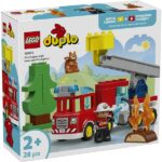 LEGO® DUPLO® Városi kalandok Tűzoltóautó tömlővel és tűzoltóval 10473