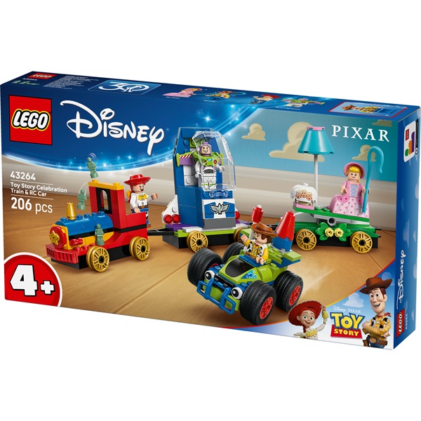 LEGO® | Disney és Pixar Toy Story ünnepi vonat és RC versenyautó, építőjáték-készlet 43264 - Image 2