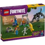 LEGO® Fortnite® Peely és Sparkplug táborhelye, videójátékon alapuló építőszett 77075