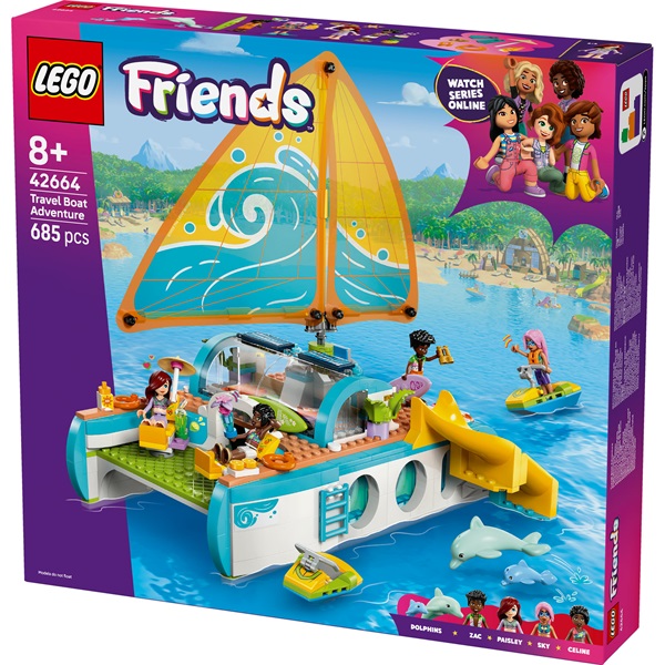 LEGO® Friends Hajós kirándulás és kaland, építőkészlet és történetmesélős játék 42664 - Image 2