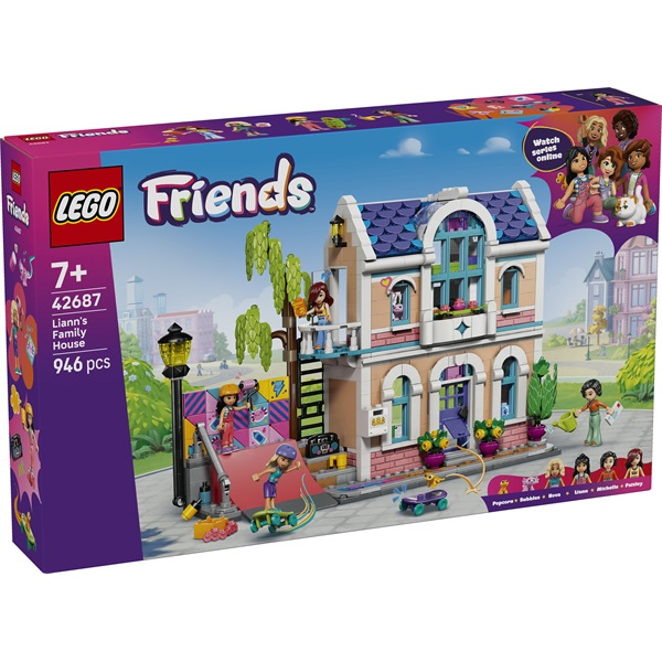 LEGO_Friends_Liann_csaladi_haza_epitojatek_42687-i1987130.jpg LEGO® Friends Liann családi háza, építőjáték 42687 - Image 1