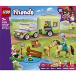 LEGO® Friends Ló és csikószállító utánfutó, játékkészlet 42695 - Image 3
