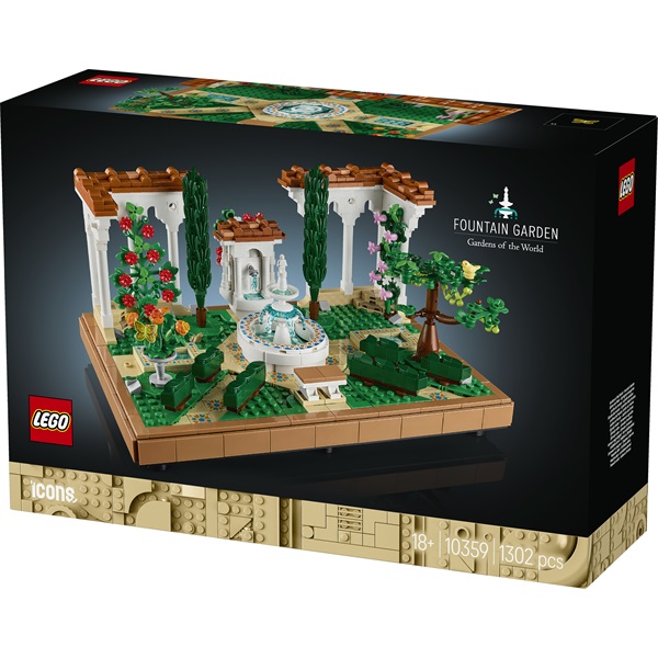 LEGO® Icons Kert szökőkutakkal, otthoni és lakásdekoráció, építőszett felnőtteknek 10359 - Image 2