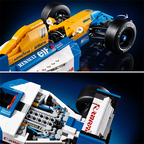 LEGO® Icons Williams Racing FW14B és Nigel Mansell, dekoráció a home office íróasztalodra 10353 - Image 5