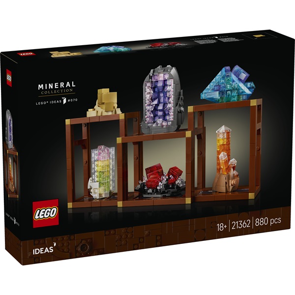 LEGO_Ideas_Asvanygyujtemeny_asvanykiallitas_dekoracio_a_nappaliba_21362-i2011493.jpg LEGO® Ideas Ásványgyűjtemény, ásványkiállítás, dekoráció a nappaliba 21362 - Image 1