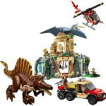 LEGO® Jurassic World Spinosaurus és Quetzalcoatlus, légi küldetés, dinoszauruszjáték 76976
