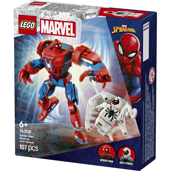 LEGO® | Marvel Pókember robot vs. Anti-Venom, megépíthető játékfigurákat tartalmazó szett 76308 - Image 2