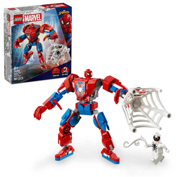 LEGO® | Marvel Pókember robot vs. Anti-Venom, megépíthető játékfigurákat tartalmazó szett 76308 - Image 4
