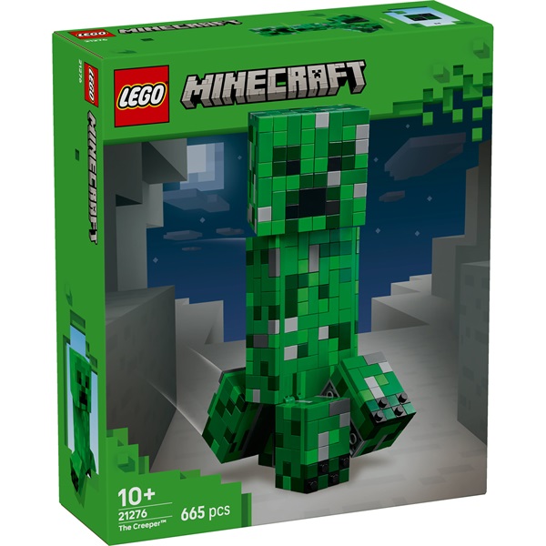 LEGO® Minecraft® A Creeper™, videójátékon alapuló dekoráció, és akciófigurát rejtő építőjáték 21276 - Image 1