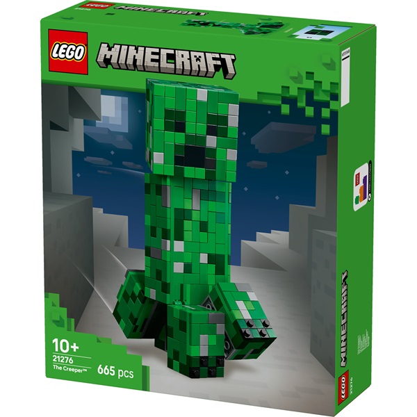 LEGO® Minecraft® A Creeper™, videójátékon alapuló dekoráció, és akciófigurát rejtő építőjáték 21276 - Image 2