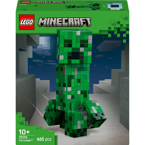 LEGO® Minecraft® A Creeper™, videójátékon alapuló dekoráció, és akciófigurát rejtő építőjáték 21276 - Image 3