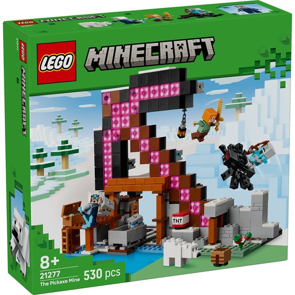 LEGO® Minecraft® A csákánybánya, dekoráció a gamerszobába és csákányos játék 21277 - Image 1