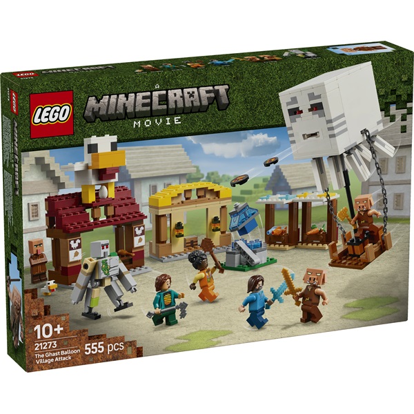 LEGO® Minecraft® A szellemléghajó és falutámadás, ajándék játék gamereknek, gyermekeknek 21273 - Image 1