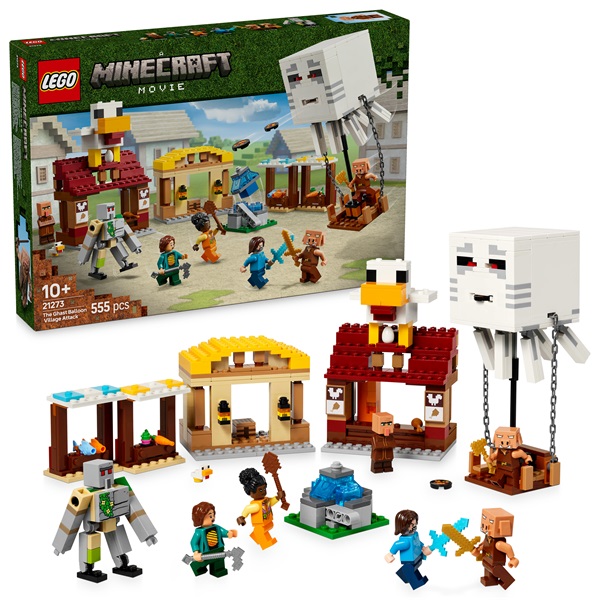 LEGO® Minecraft® A szellemléghajó és falutámadás, ajándék játék gamereknek, gyermekeknek 21273 - Image 4