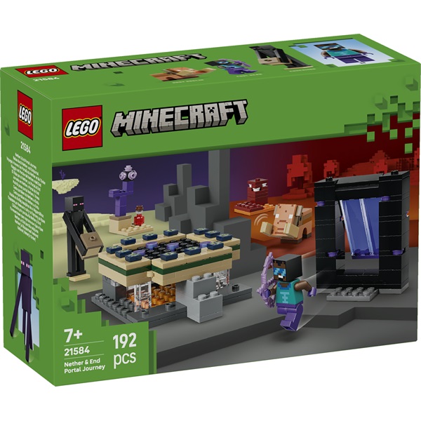 LEGO_Minecraft_Utazas_az_Alvilag_kapujahoz_es_a_Vegportalhoz_gamerjatek_21584-i1989027.jpg LEGO® Minecraft® Utazás az Alvilág kapujához és a Végportálhoz, gamerjáték 21584 - Image 1