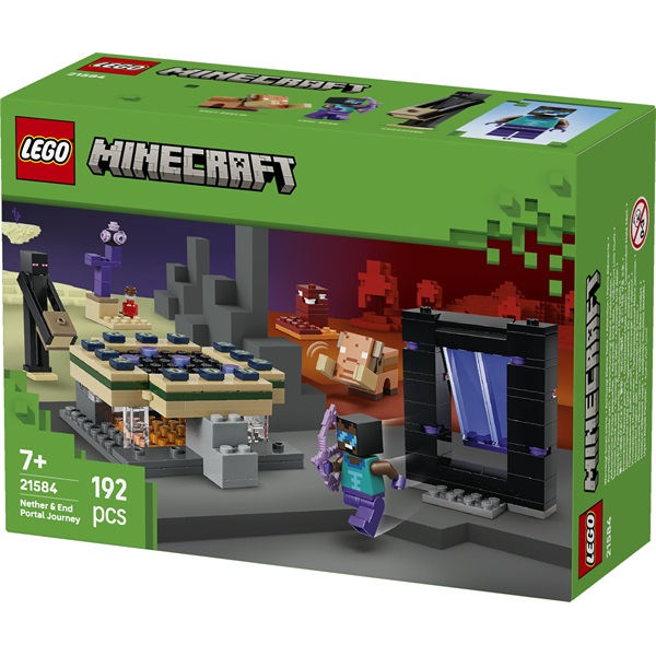 LEGO® Minecraft® Utazás az Alvilág kapujához és a Végportálhoz, gamerjáték 21584 - Image 2