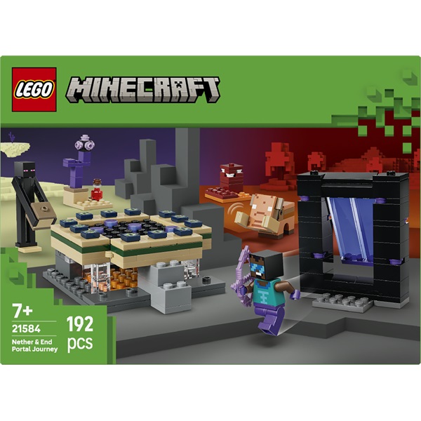 LEGO® Minecraft® Utazás az Alvilág kapujához és a Végportálhoz, gamerjáték 21584 - Image 3
