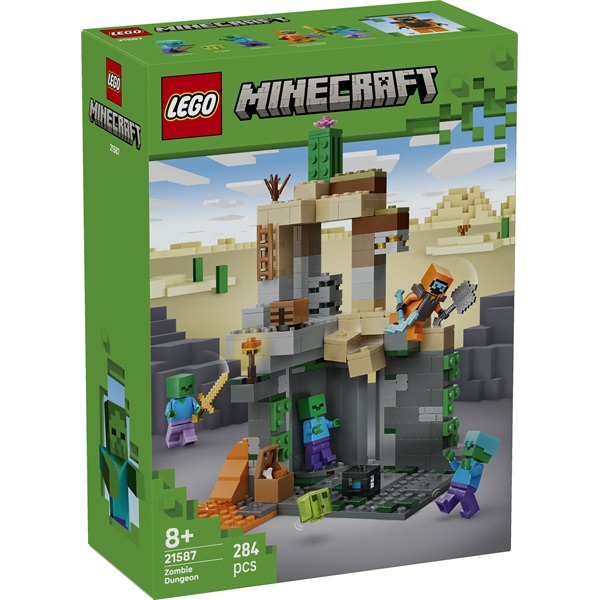 LEGO_Minecraft_Zombikazamata_gaming_epitojatek_21587-i1989062.jpg LEGO® Minecraft® Zombikazamata gaming építőjáték 21587 - Image 1