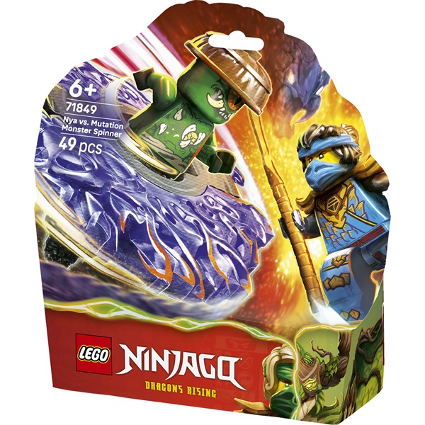 LEGO® NINJAGO® Nya egy mutáns szörny pörgettyűje ellen játék 71849 - Image 2