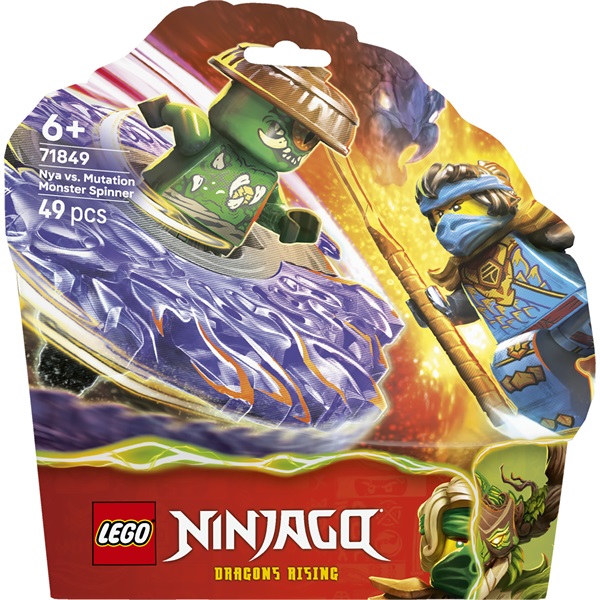 LEGO® NINJAGO® Nya egy mutáns szörny pörgettyűje ellen játék 71849 - Image 3