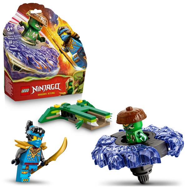 LEGO® NINJAGO® Nya egy mutáns szörny pörgettyűje ellen játék 71849 - Image 4