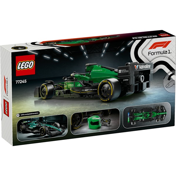 LEGO® Speed Champions Aston Martin Aramco F1® AMR24 versenyautó, járműkészlet 77245 - Image 4