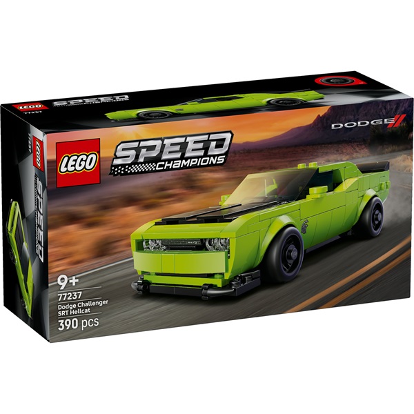 LEGO® Speed Champions Dodge Challenger SRT Hellcat sportautó, játék 77237 - Image 1