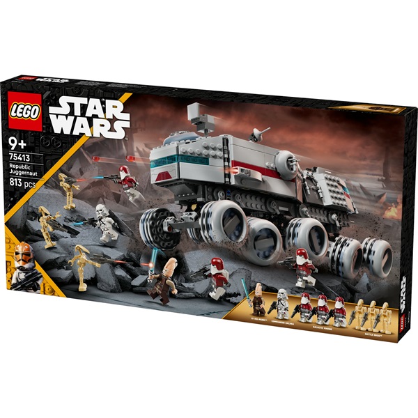 LEGO® Star Wars™ A klónok háborúja Köztársasági Juggernaut tank, készlet 75413 - Image 2