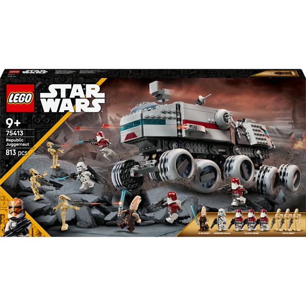 LEGO® Star Wars™ A klónok háborúja Köztársasági Juggernaut tank, készlet 75413 - Image 3