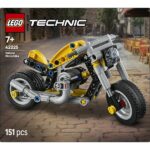 LEGO® Technic Sárga motorkerékpár játéképítő-készlet 42225 - Image 3