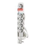 LEGRAND Elosztósor Standard 6x2P+F, 3 m vezetékkel, fehér-szürke - Image 2