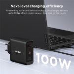 LENOVO AC Adapter - 100W Multi-port USB-C GaN Charger - Image 4