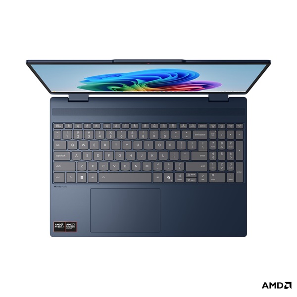LENOVO IdeaPad 5 2-in-1 15AHP11, 15.3" WUXGA Touch, AMD Ryzen AI 5 230, 16GB, 512GB SSD, NoOS, NoAdp, Cosmic Blue - Image 4